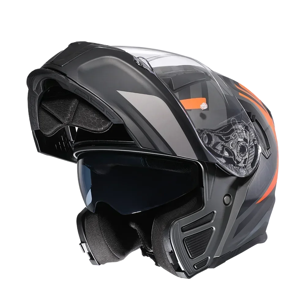 Casque modulaire à double visière